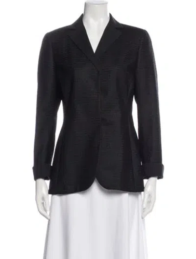 Pre-owned Akris Blazer In Gray