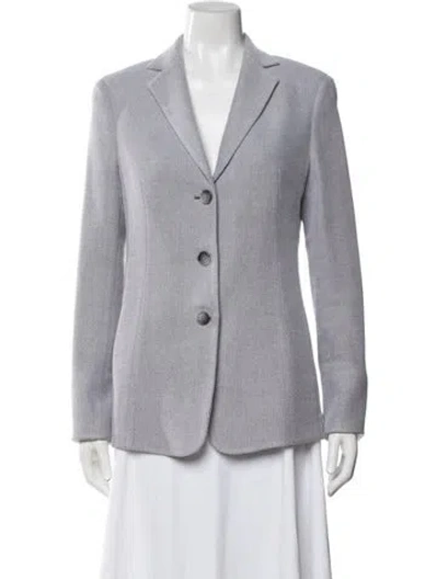 Pre-owned Akris Blazer In Gray