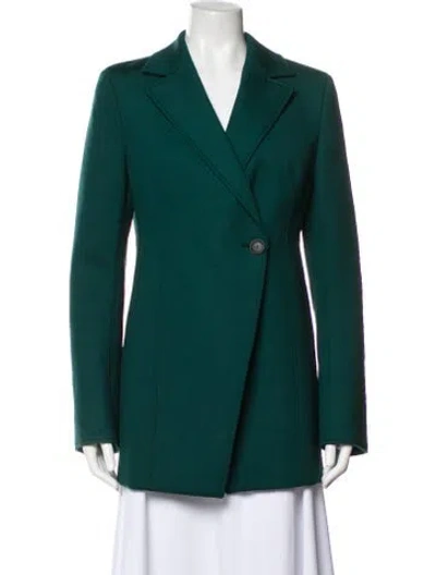 Pre-owned Akris Blazer In Green