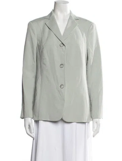 Pre-owned Akris Blazer In Green