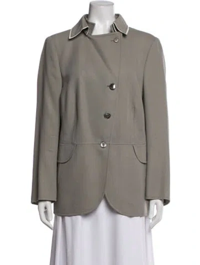 Pre-owned Akris Blazer In Grey