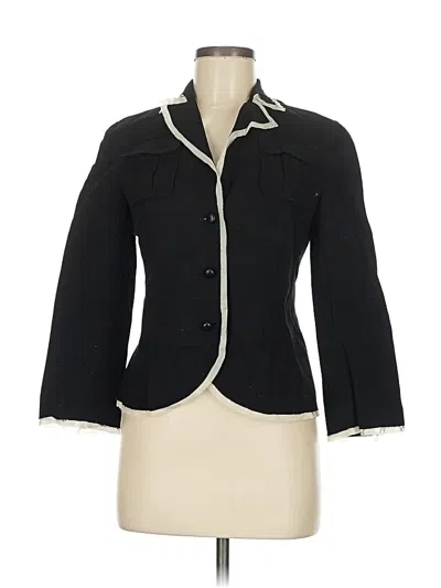 Pre-owned Akris Blazer Jacket In Black