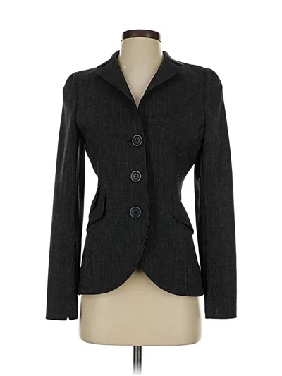 Pre-owned Akris Blazer Jacket In Black