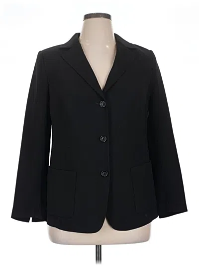 Pre-owned Akris Blazer Jacket In Black