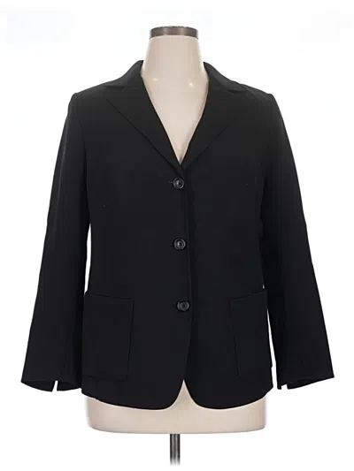 Pre-owned Akris Blazer Jacket In Black