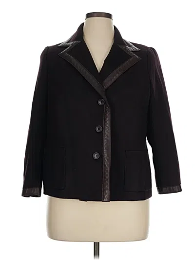 Pre-owned Akris Blazer Jacket In Brown