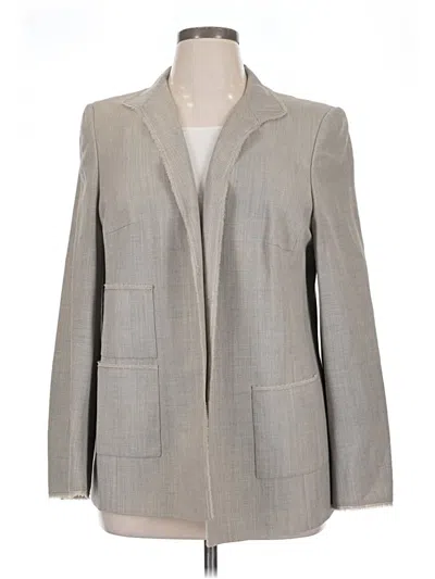 Pre-owned Akris Blazer Jacket In Gray