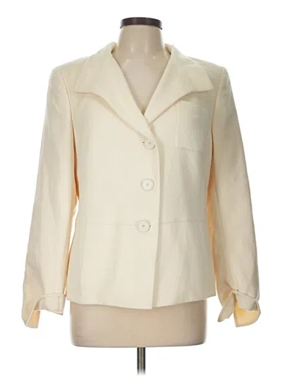 Pre-owned Akris Blazer Jacket In Ivory
