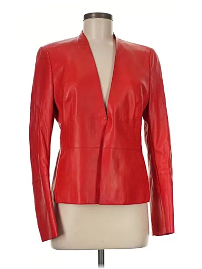 Pre-owned Akris Blazer Jacket In Red