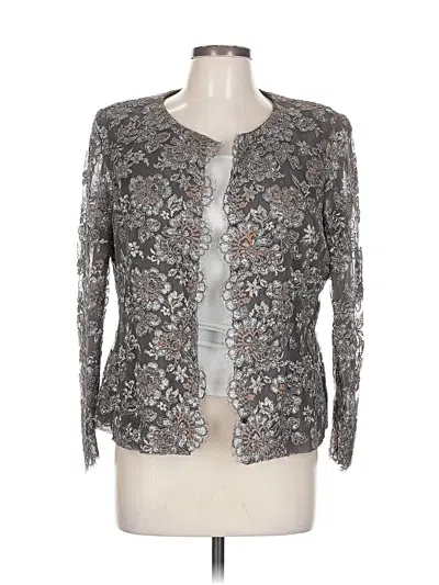 Pre-owned Akris Blazer Jacket In Silver