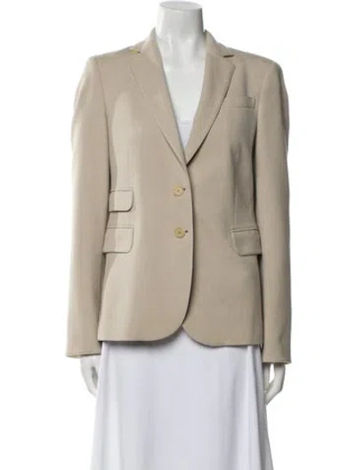 Pre-owned Akris Blazer In Neutral