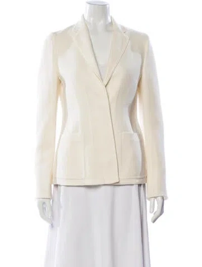 Pre-owned Akris Blazer In Neutral