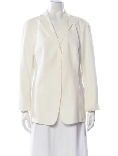 Pre-owned Akris Blazer In Neutral