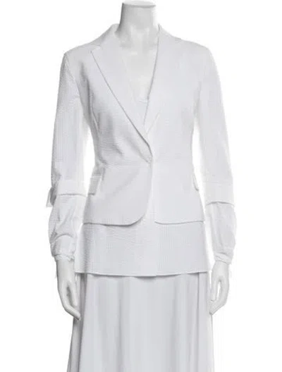 Pre-owned Akris Blazer In Neutral