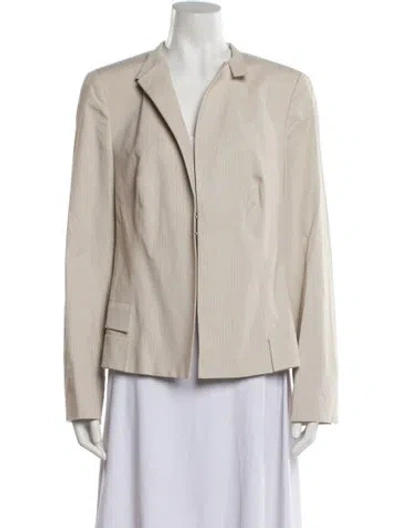 Pre-owned Akris Blazer In Neutrals