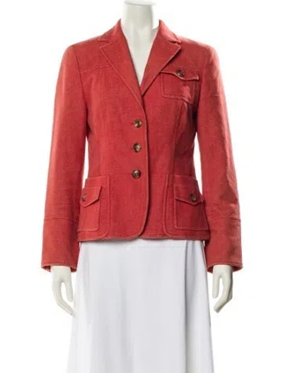 Pre-owned Akris Blazer In Orange