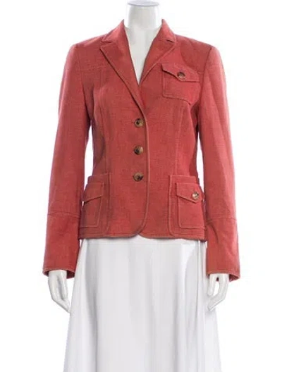 Pre-owned Akris Blazer In Orange