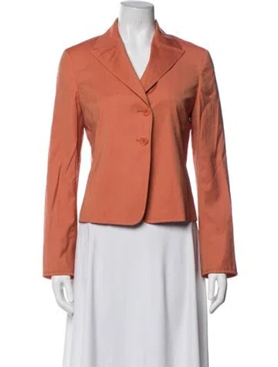 Pre-owned Akris Blazer In Orange