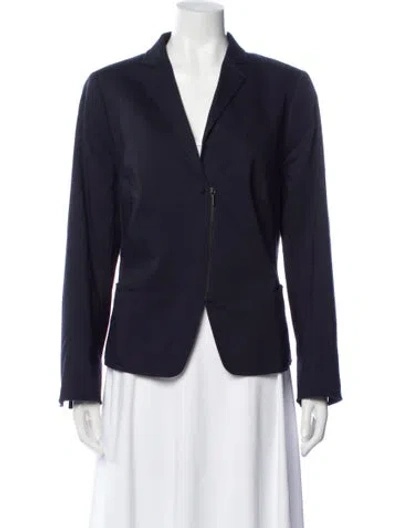 Pre-owned Akris Blazer In Purple