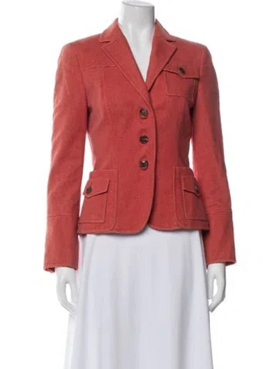 Pre-owned Akris Blazer In Red