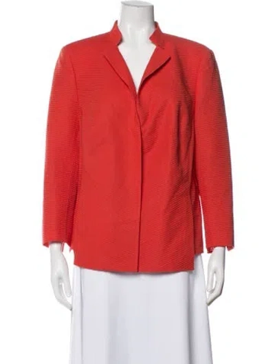 Pre-owned Akris Blazer In Red
