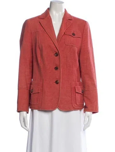 Pre-owned Akris Blazer In Red