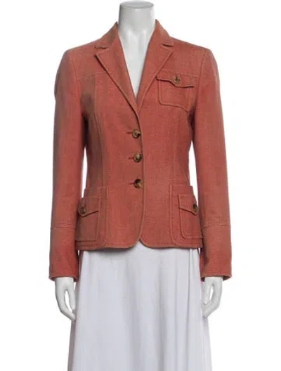Pre-owned Akris Blazer In Red
