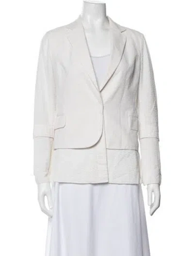 Pre-owned Akris Blazer In White