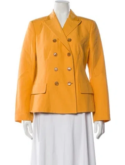 Pre-owned Akris Blazer In Yellow