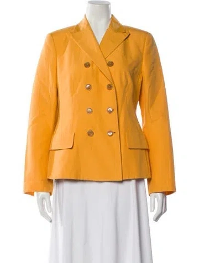 Pre-owned Akris Blazer In Yellow