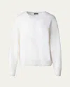 Akris Brushed Cashmere Knit Sweater