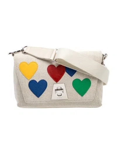 Pre-owned Akris Canvas Shoulder Bag In Neutrals