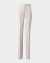 Akris Carl Twisted Linen Double-face Straight-leg Pants In Greige