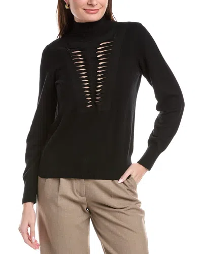 Akris Cashmere & Silk-blend Sweater In Black