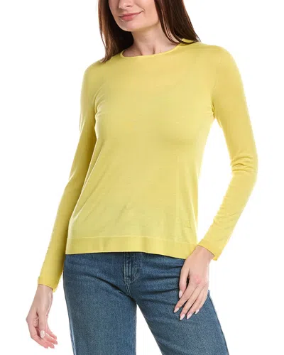 Akris Cashmere & Silk-blend Sweater In Yellow