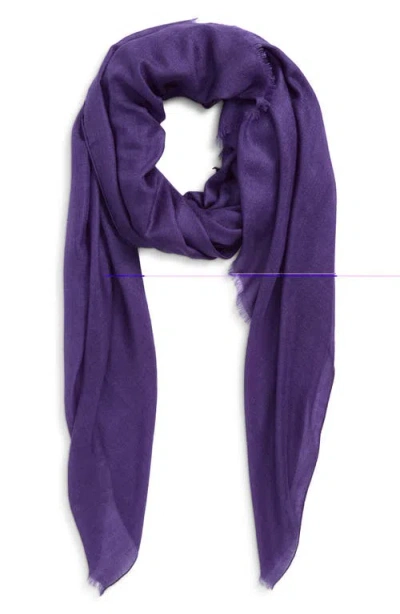 Akris Cashmere & Silk Scarf In Purple