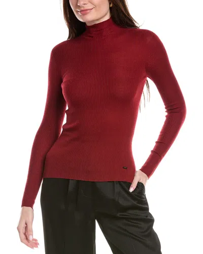Akris Cashmere & Wool-blend Sweater In Red