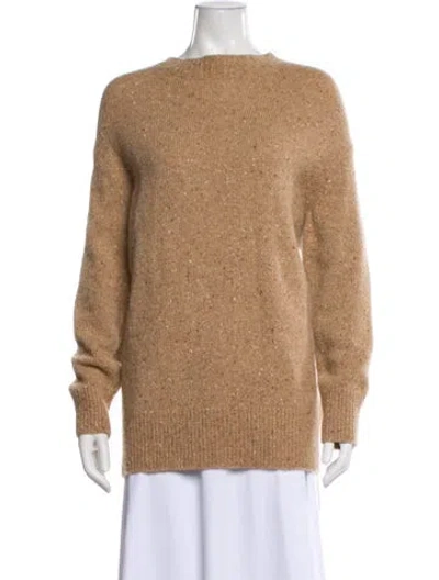 Pre-owned Akris Cashmere Bateau Neckline Sweater W/ Tags In Neutral