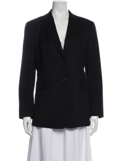 Pre-owned Akris Cashmere Blazer In Black