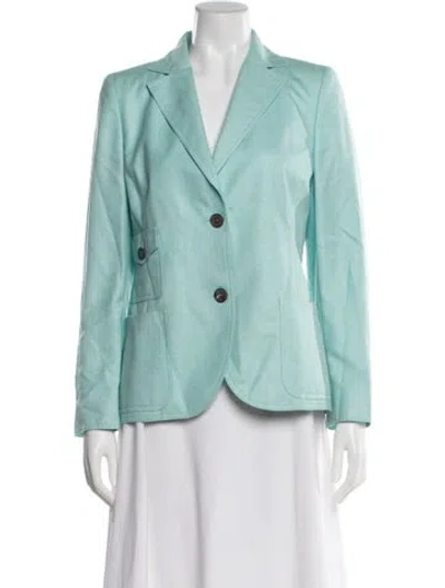 Pre-owned Akris Cashmere Blazer In Blue