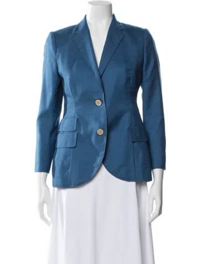 Pre-owned Akris Cashmere Blazer In Blue