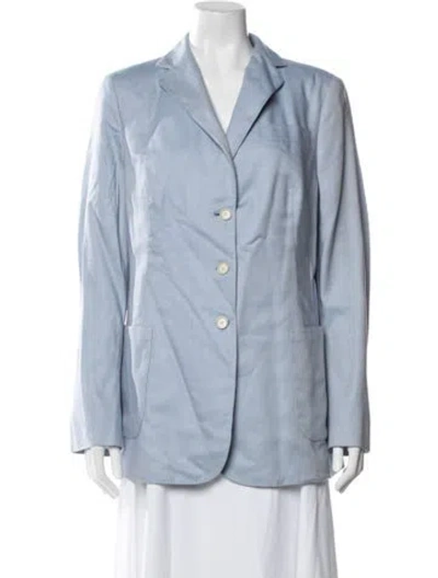 Pre-owned Akris Cashmere Blazer In Blue