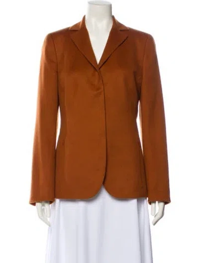 Pre-owned Akris Cashmere Blazer In Brown