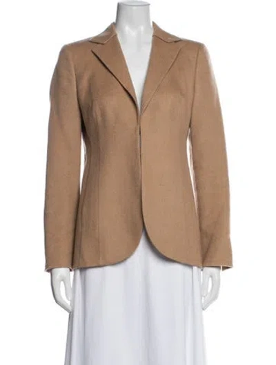 Pre-owned Akris Cashmere Blazer In Brown