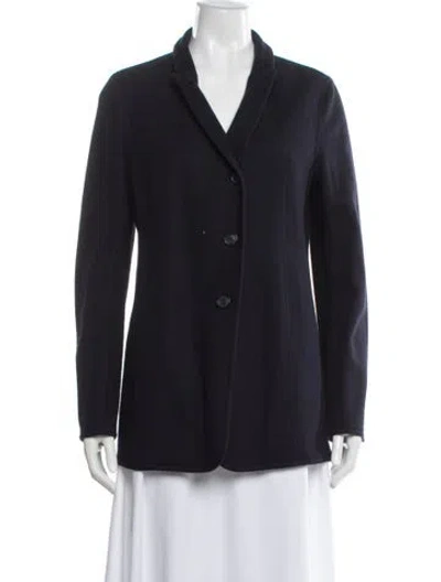 Pre-owned Akris Cashmere Blazer In Gray