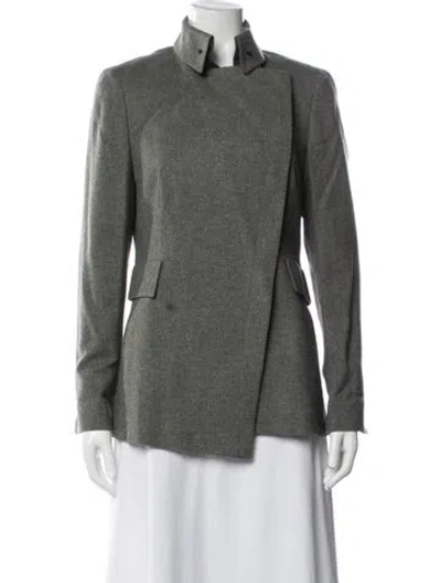 Pre-owned Akris Cashmere Blazer In Gray