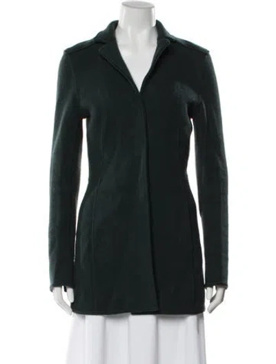 Pre-owned Akris Cashmere Blazer In Green
