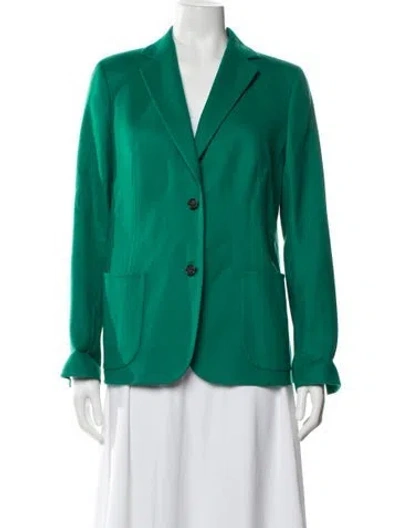 Pre-owned Akris Cashmere Blazer In Green