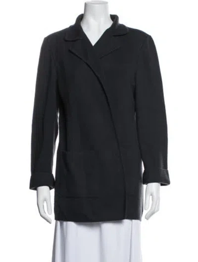 Pre-owned Akris Cashmere Blazer In Grey