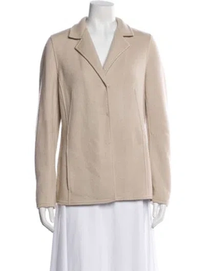 Pre-owned Akris Cashmere Blazer In Neutral
